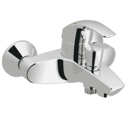 MITIGEUR BAIN-DOUCHE MURAL EUROSMART CHROME