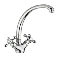 MELANGEUR D'EVIER BEC FONDU BASTIDE CHROME