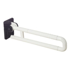BARRE D'APPUI RABATTABLE NORMBAU 600MM AVEC PIED