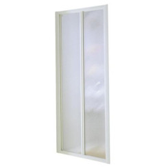 PORTE 2 VOLETS SALOON - VERRE TRANSPARENT
