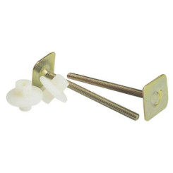 JEU DE FIXATIONS WDP POUR LAVABO POUR TRAVERSEE DE CLOISON