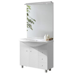 MEUBLE SUR PIEDS COMPLETS 105CM FLORENCE - RH