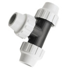 TE EGAL PLASTIQUE A SERRAGE EXTERIEUR POUR TUBE POLYETHYLENE SEMI-RIGIDE