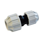 MANCHON REDUIT PLASTIQUE A SERRAGE EXTERIEUR POUR TUBE POLYETHYLENE SEMI-RIGIDE