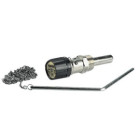 REGULATEUR DE TIRAGE POUR CHAUDIERES A COMBUSTIBLES SOLIDES, A BOUTON