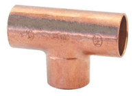 TE DROIT EGAL CUIVRE TRIPLE FEMELLE - 130 CU