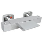 THERMOSTATIQUE BAIN-DOUCHE KUBICK CHROME