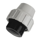 BOUCHON PLASTIQUE A SERRAGE EXTERIEUR POUR TUBE POLYETHYLENE SEMI-RIGIDE