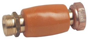 RACCORD ISOLANT AMOVIBLE A JONCTIONS SPHERO-CONIQUES MALE ET ECROU FEMELLE