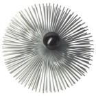 HERISSON ROND ACIER GALVANISE AVEC BOULE BAKELITE