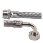 FLEXIBLE SANITAIRE 10/14 - MALE - COUDE FEMELLE