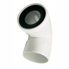 PIPE COURTE PLASTIQUE AVEC JOINT A LEVRE