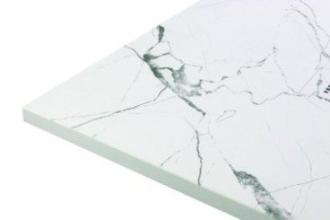 Receveur de douche résine de synthèse RECEA marbre blanc 70x100 - ELMER