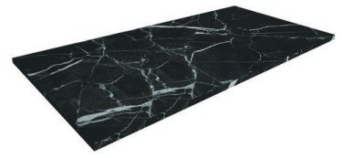 Receveur de douche résine de synthèse RECEA marbre noir 90x180 - ELMER