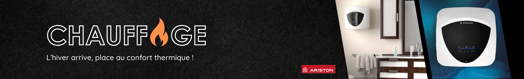 Illustration de la sélection chauffe-eau Andris Lux Eco - Ariston, distribué par Hammel