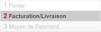 Allez sur la page Facturation/Livraison