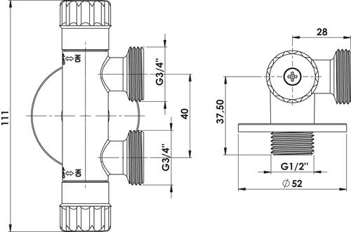 Robinet équerre filtre monobloc anticalcaire Mâle 1/2 (15/21) - Mâle 3/8  (12/17) Chromé - Arco