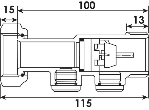 Clapet Antiretour Ø 40 mm - intégrable Lisse - POM