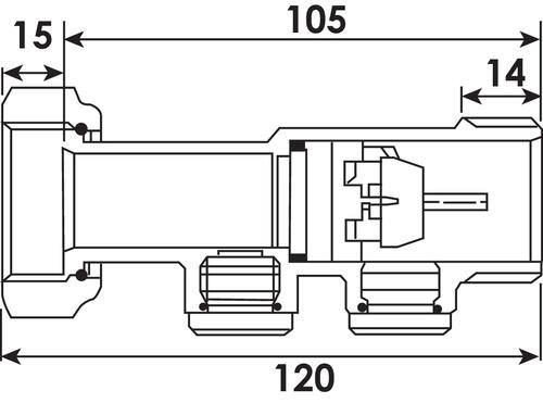 Kit Robinet plastique à clapet 50/60