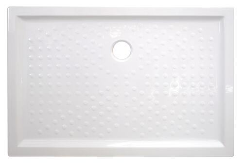 Receveur de douche en plastique blanc, 915 x 820 x 53 mm