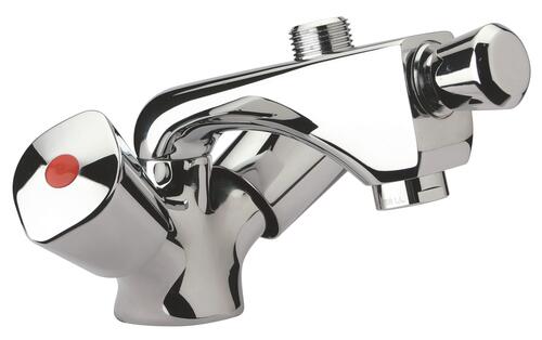 Robinet mitigeur bain douche monotrou en laiton chrome pour baignoire