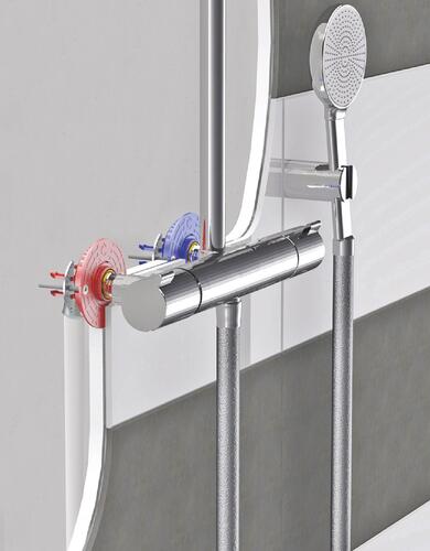 Fixoplac multicouche ø16 - f15/21 bain-douche raccords coudés