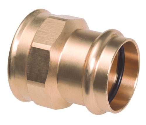 Raccord fixe femelle bronze à sertir eau ø28-33/42 34270-28-33