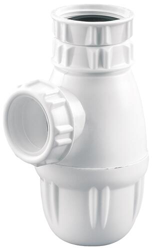 Siphon de lavabo grand culot réglable en hauteur ø40 440-40