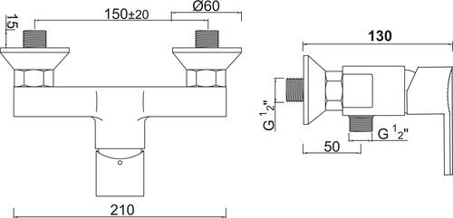 Mitigeur de lavabo taille m nam'o c3 - rolf 501011602