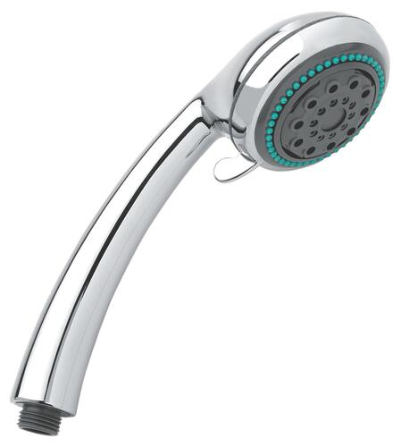 Disflex - Pommeau de douche large 7 jets fonction stop chromé anticalcaire  - Distriartisan