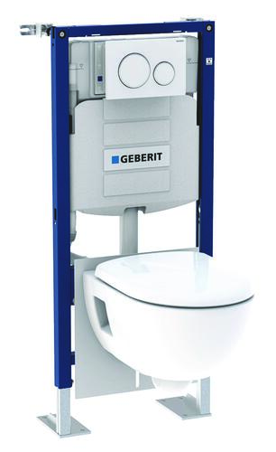 super Promo Geberit Duofix Pack WC suspendu avec cuvette compact