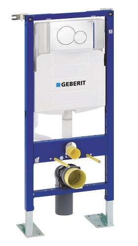 Mécanisme de chasse d'eau à étrier Geberit - Pour réservoir bâti support  Duofix