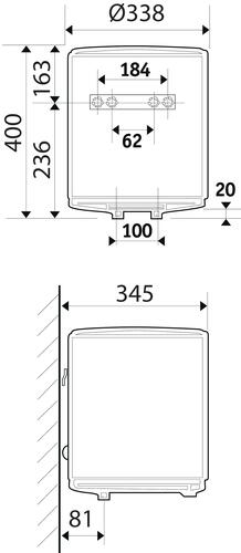 Chauffe-Eau Éléctrique Sur-Évier Thermoplongeur 1Er Prix 15L 2000W -  Manubricole