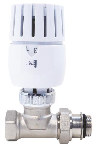 Robinet thermostatique droit 15/21 à élément sensible liquide vt0,2 -  heimeier 2055-15