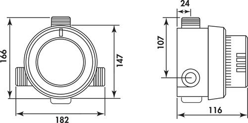 Cartouche pour mitigeur thermostatique Ultramix Eurotherm