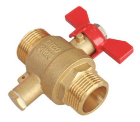 Vanne porte sonde double mâle 20/27