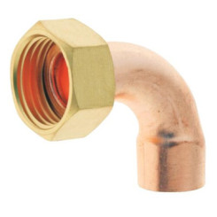 Poche de 2 coudes avec collet battu ø14-15/21