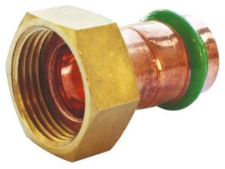 Raccord écrou tournant cuivre à sertir EAU ø22-26/34