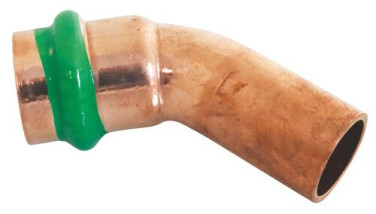 Coude 45° MF cuivre à sertir EAU ø18