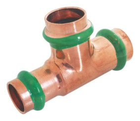 Té réduit cuivre à sertir EAU ø14-12-12