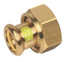 RACCORD DEMI-UNION BRONZE A SERTIR GAZ A JOINT PLAT Ø35-40/49