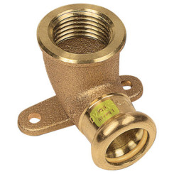 APPLIQUE COUDEE FEMELLE BRONZE A SERTIR GAZ JPG Ø22-20/27