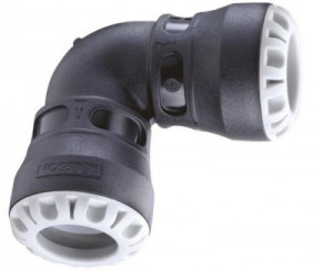 Coude 90° plastique enclipsable ø20 PE - PLASSON