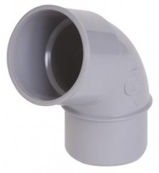 Coude PVC 67°30 mâle femelle ø80 - NICOLL