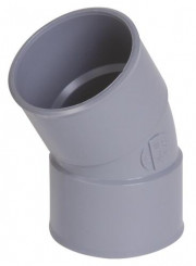 Coude PVC 30° double femelle ø100 - NICOLL