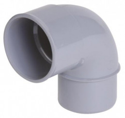 Coude PVC 87°30 mâle femelle ø110 - NICOLL