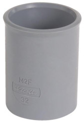 Manchon PVC butée double femelle ø32 - NICOLL