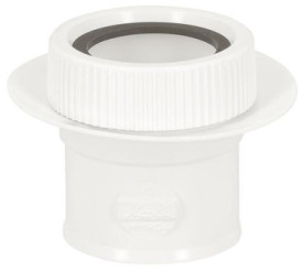 Raccord PVC blanc pour canalisation demontable ø40 - NICOLL
