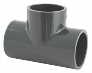 Té égal 90° PVC Pression ø25