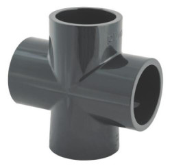 Croix femelle PVC Pression ø50